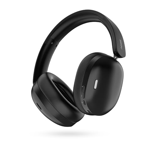 Noise Newly Launched Airwave Max XR Wireless Over-Ear Headphones with 120H Playtime, ANC, HFA Tech, Spatial Audio, Dual Pairing,BT V6.0(Carbon Black)