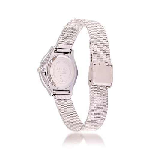 BRUNO MILANO Stylish Watches Mesh Band Shiny Dial for Women and Girls - Image 8