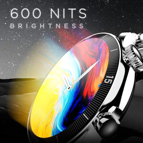 Fire-Boltt Legacy Luxury Smart Watch with 1.43” AMOLED, Bluetooth Calling, Wireless Charging, Voice Assistant, 110+ Sports Modes & Health Tracking, Smart Watch for Man & Woman– Black SS - Image 5