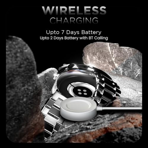 Fire-Boltt Legacy Luxury Smart Watch with 1.43” AMOLED, Bluetooth Calling, Wireless Charging, Voice Assistant, 110+ Sports Modes & Health Tracking, Smart Watch for Man & Woman– Black SS - Image 9