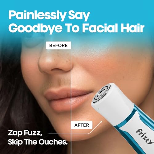 Frizty Adjustable 4 in 1 Face & Body Hair Trimmer for Women | 4 Heads- Bikini & Body Shaver, Face & Eyebrow, Nose and Ear Trimmer | Rechargeable | Full Body Hair Removal Machine for Women - Image 4