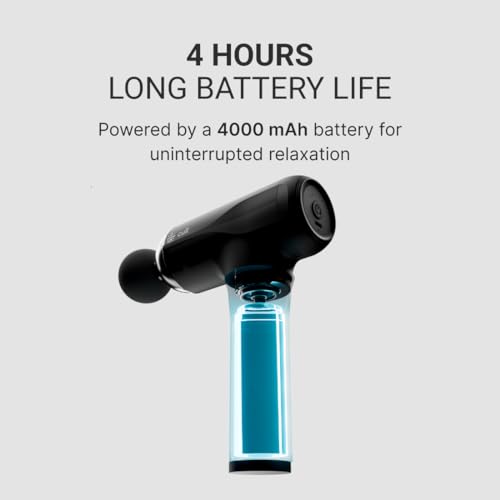 Cult Volt Neo Gun massager Silicone Head, 4000mAh Battery, Pain Relief, Deep Tissue Full Body Gun Massager - Image 8