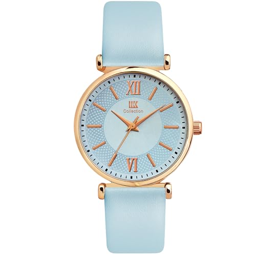IIK COLLECTION Watches for Women Round Dial |Analogue Quartz Movemnet Ladies Watch|Long Battery Life|Leather Bracelet Strap|Buckle Lock Clasp Safety Watches for Girls - Image 7