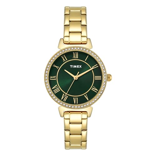 TIMEX Analog Watch for Woman with Round Dial & Water Resistant Women's Wrist Watches - Image 2