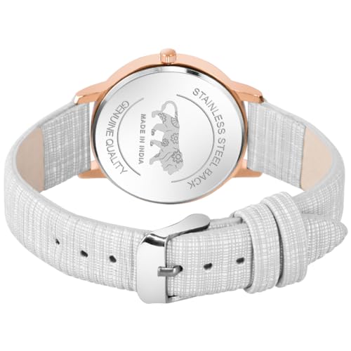 PAPIO® Leather Belt Ladies and Girls Analog Wrist Watch for Women - Image 4