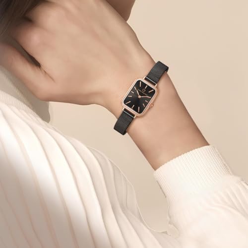 Carlington Iconic Analog Watches for Women with Premium Stainless Steel Mesh Strap - CT 2041 - Image 6