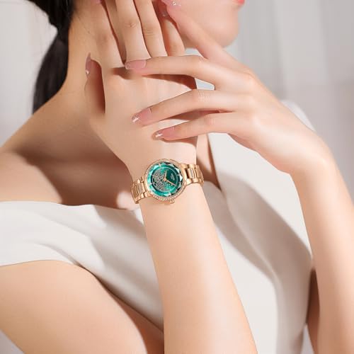 NIBOSI Watches for Woman Analog Quartz Rose Gold Stainless Steel Band Fashion Luxury Ladies Wrist Watch Diamond Stylish Elegant Watches Waterproof - Image 5