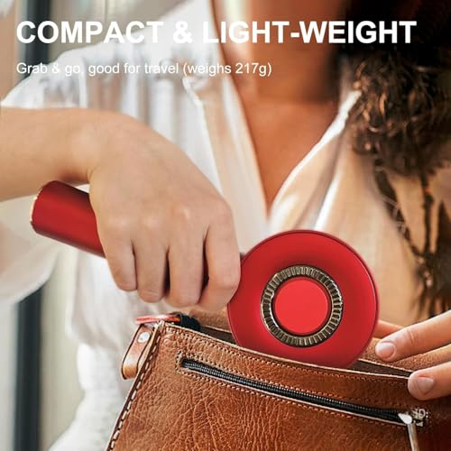 wall love Oil Applicator Comb with Red LED Light Therapy | Corded Electric Scalp Massager with High Vibration | Boosts Hair Growth, Reduces Dandruff, Relieves Stress | 6ml Oil Tank | 3 Hr Run-Time | Type-C Charging (RED) - Image 9