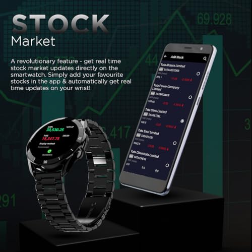 Fire-Boltt Legacy Luxury Smart Watch with 1.43” AMOLED, Bluetooth Calling, Wireless Charging, Voice Assistant, 110+ Sports Modes & Health Tracking, Smart Watch for Man & Woman– Black SS - Image 17