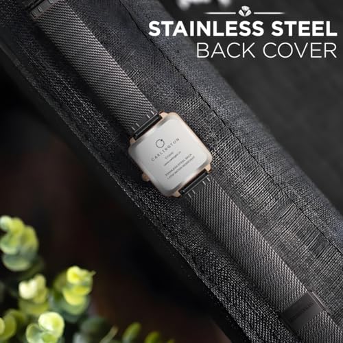 Carlington Iconic 2040 Analog Ladies Watch with Premium Mesh Chain, Scratch-Resistant Dial, and Water-Resistant Body – Square Dial Watches for Women and Girls - Image 3